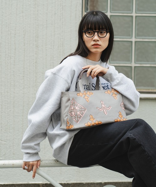 ラシット トートバッグ バッグ 「Orange Label」横長トートバッグ ☆【Orange label】〜大人気！縦長、横長、トートバッグの新色