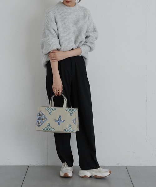 ラシット トートバッグ バッグ 「Orange Label」横長トートバッグ russet（ラシット）の「＜Orange Label＞横長トートバッグ(CE