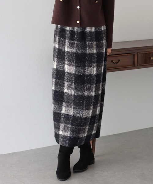 BLUEEAST（ブルーイースト）の「プードルファータイトスカート（スカート・レディース・ブラウン/ブラック/ブルー・MEDIUM）」の14枚目の写真