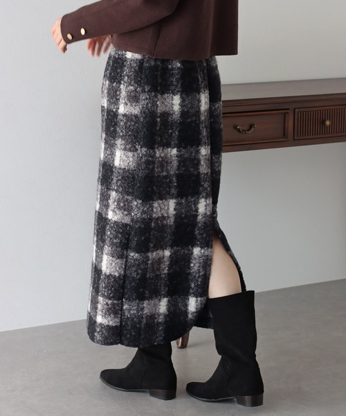 BLUEEAST（ブルーイースト）の「プードルファータイトスカート（スカート・レディース・ブラウン/ブラック/ブルー・MEDIUM）」の15枚目の写真