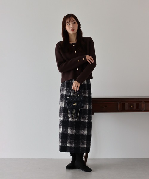 BLUEEAST（ブルーイースト）の「プードルファータイトスカート（スカート・レディース・ブラウン/ブラック/ブルー・MEDIUM）」の20枚目の写真