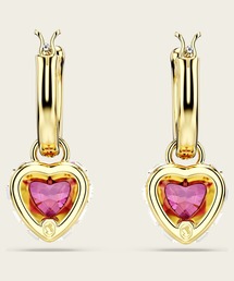 SWAROVSKI✨️ スワロフスキー Chroma ハート ピアス SWAROVSKI スワロフスキー Chroma ドロップピアス ハート レッド