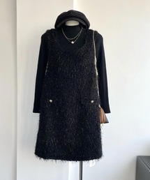 PIN | インナー付き TWEEDジャンスカ(ジャンパースカート)