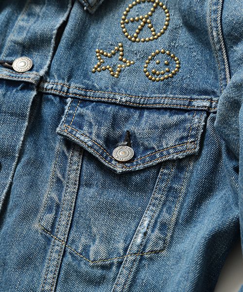 Ray BEAMS（レイビームス）の「＜WEB限定＞REMI RELIEF×Ray BEAMS / 別注 3rd デニムジャケット（デニムジャケット・レディース・ブルー系その他・MEDIUM/SMALL）」の4枚目の写真