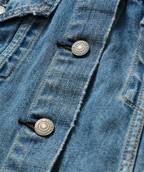 Ray BEAMS（レイビームス）の「＜WEB限定＞REMI RELIEF×Ray BEAMS / 別注 3rd デニムジャケット（デニムジャケット・レディース・ブルー系その他・MEDIUM/SMALL）」の7枚目の写真