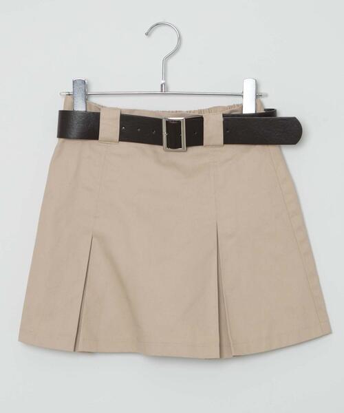 WEGO（ウィゴー）の「WEGO/ベルト付チノプリーツスカパン（スカート・レディース・ベージュ/ブラック・FREE）」の16枚目の写真