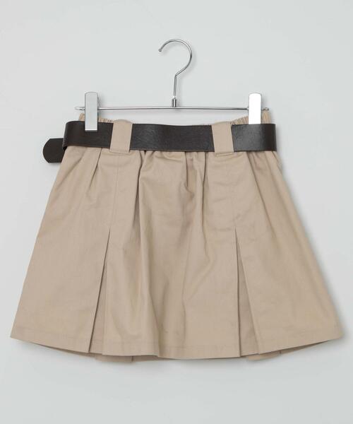 WEGO（ウィゴー）の「WEGO/ベルト付チノプリーツスカパン（スカート・レディース・ベージュ/ブラック・FREE）」の17枚目の写真