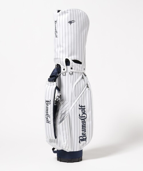【限定品】BEAMS GOLF ピンストライプ エイトハーフ キャディバッグ BEAMS GOLF（ビームスゴルフ）の「BEAMS GOLF / ピンストライプ