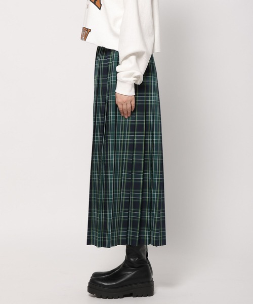 LOWRYS FARM(ローリーズファーム)の「チェックプリーツスカート 995459(スカート・レディース・グレー/ベージュ/ネイビー・FREE)」の5枚目の写真