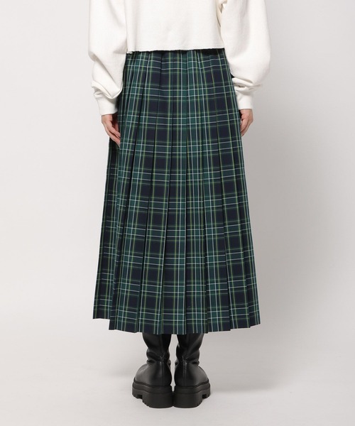 LOWRYS FARM(ローリーズファーム)の「チェックプリーツスカート 995459(スカート・レディース・グレー/ベージュ/ネイビー・FREE)」の6枚目の写真