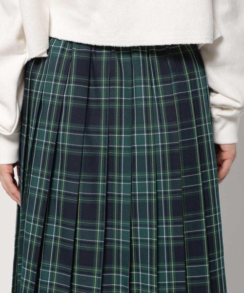 LOWRYS FARM(ローリーズファーム)の「チェックプリーツスカート 995459(スカート・レディース・グレー/ベージュ/ネイビー・FREE)」の8枚目の写真