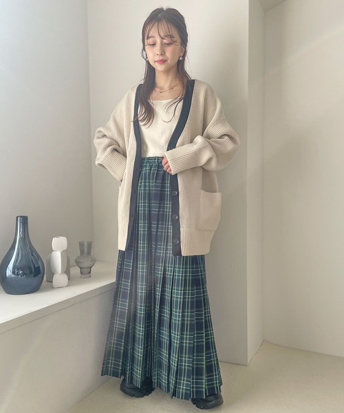 LOWRYS FARM(ローリーズファーム)の「チェックプリーツスカート 995459(スカート・レディース・グレー/ベージュ/ネイビー・FREE)」の16枚目の写真
