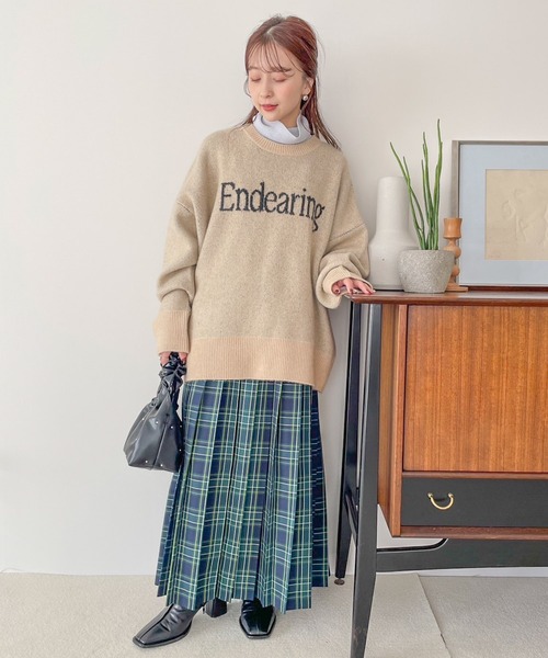 LOWRYS FARM(ローリーズファーム)の「チェックプリーツスカート 995459(スカート・レディース・グレー/ベージュ/ネイビー・FREE)」の20枚目の写真