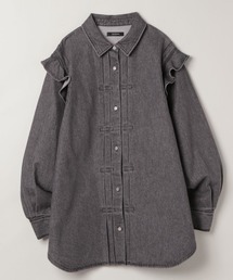 JEANASIS | デニムフリルレギュラーシャツ/106322(シャツ/ブラウス)