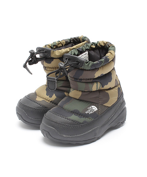 こども ビームス（コドモビームス）の「THE NORTH FACE / 15 toddler ヌプシ ブーティー (14～16cm)（ブーツ・キッズ・ブラック/カモフラージュ・14cm/15cm/16cm）」の2枚目の写真