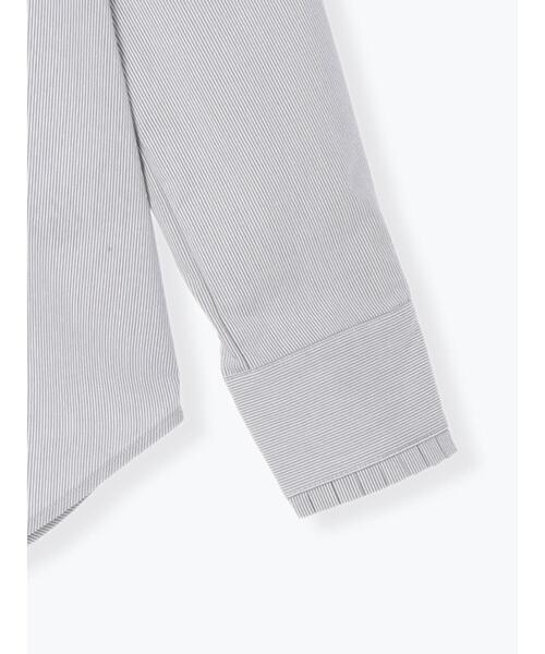 Te chichi（テチチ）の「パール釦スタンドフリルブラウス（シャツ/ブラウス・レディース・グレー/オフホワイト/ブルー・F）」の19枚目の写真