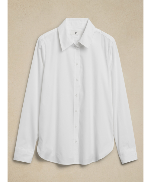 Banana Republic(バナナリパブリック)の「パーフェクト シャツ(シャツ/ブラウス・レディース・ブラック/ホワイト/ブルー系その他・S/XS/L/M)」の9枚目の写真