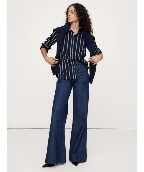 Banana Republic(バナナリパブリック)の「パーフェクト シャツ(シャツ/ブラウス・レディース・ブラック/ホワイト/ブルー系その他・S/XS/L/M)」の11枚目の写真