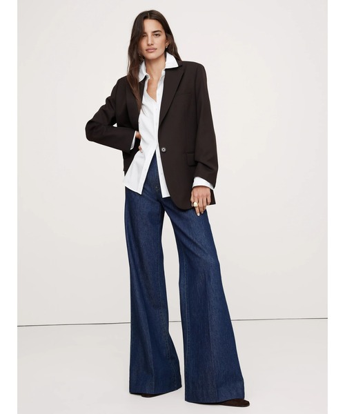 Banana Republic(バナナリパブリック)の「パーフェクト シャツ(シャツ/ブラウス・レディース・ブラック/ホワイト/ブルー系その他・S/XS/L/M)」の14枚目の写真