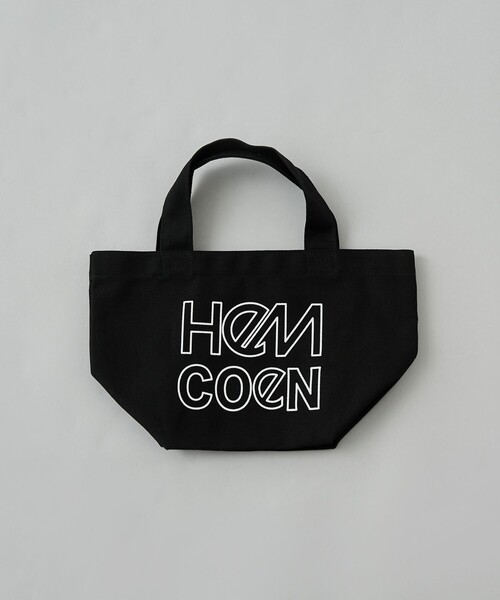 HeM（ヘム）の「HeM（ヘム）別注ロゴトートバッグSサイズ（トートバッグ・メンズ・ブラック/ダークグリーン/ネイビー/ピンク/ライラック/オフホワイト・FREE）」の15枚目の写真