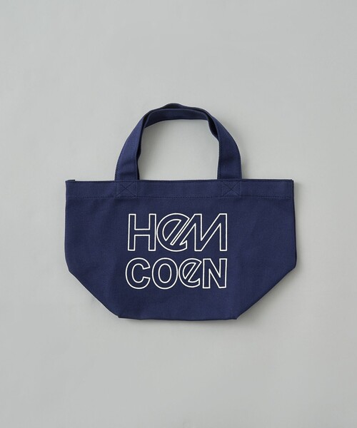 HeM（ヘム）の「HeM（ヘム）別注ロゴトートバッグSサイズ（トートバッグ・メンズ・ブラック/ダークグリーン/ネイビー/ピンク/ライラック/オフホワイト・FREE）」の7枚目の写真