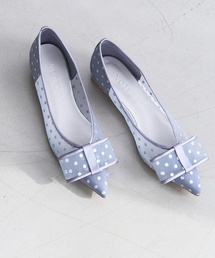 LE TALON | 《追加3》ポインテッドチュールリボンフラット(その他シューズ)