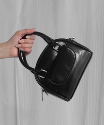 minia | フラップポケットミニボストン(ショルダーバッグ)