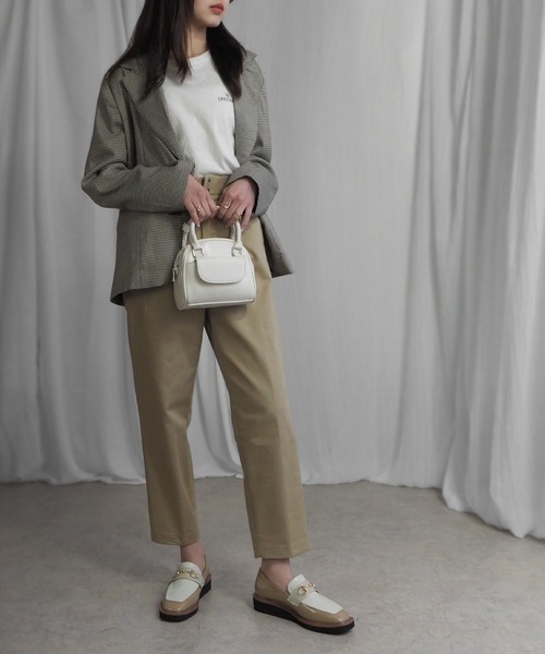 minia(ミニア)の「フラップポケットミニボストン(ショルダーバッグ・レディース・シルバー/ブラウン/アイボリー/ブラック・FREE)」の17枚目の写真