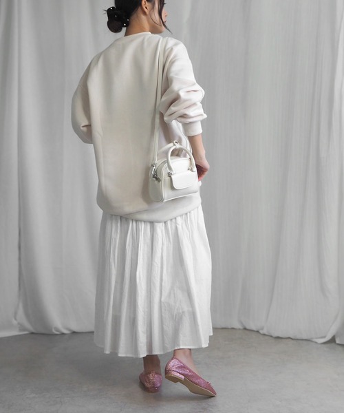 minia(ミニア)の「フラップポケットミニボストン(ショルダーバッグ・レディース・シルバー/ブラウン/アイボリー/ブラック・FREE)」の20枚目の写真