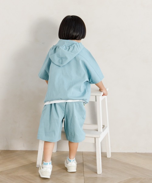 MAKE YOUR DAY（メイクユアデイ）の「セットアップできるサイドラインパンツ■80～140cm（その他パンツ・キッズ・ブルー/ネイビー・80/90/100/110/120/130/140）」の4枚目の写真