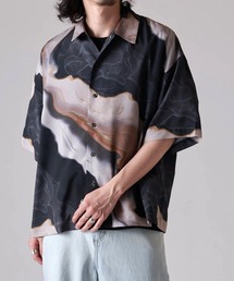 Lui's | マーブル柄半袖シャツ(シャツ/ブラウス)
