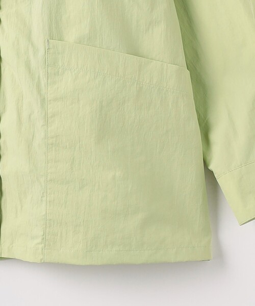 green label relaxing（グリーンレーベルリラクシング）の「TJ トレンチテイスト ブルゾン - はっ水 - 140cm-160cm（ナイロンジャケット・キッズ・ベージュ/ライム・160cm/140cm/150cm）」の6枚目の写真