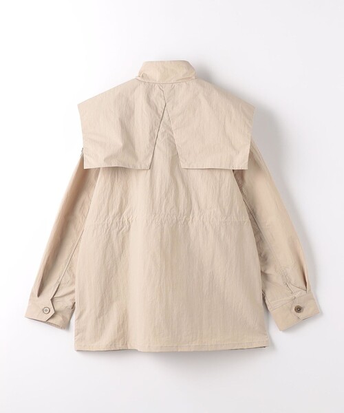 green label relaxing（グリーンレーベルリラクシング）の「TJ トレンチテイスト ブルゾン - はっ水 - 140cm-160cm（ナイロンジャケット・キッズ・ベージュ/ライム・160cm/140cm/150cm）」の13枚目の写真