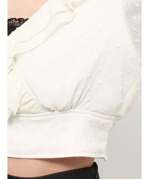 EATME(イートミー)の「ドロストスリーブショートTOP(シャツ/ブラウス・レディース・ブラック/グレー/オフホワイト・FREE)」の16枚目の写真