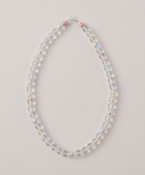 Steven Alan(スティーブンアラン)の「<Steven Alan>ガラス ネックレス(ネックレス・レディース・オフホワイト/ブラウン・FREE)」の1枚目の写真