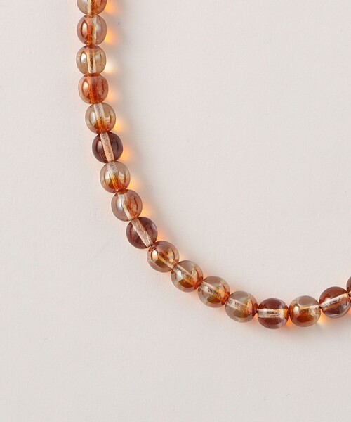 Steven Alan(スティーブンアラン)の「<Steven Alan>ガラス ネックレス(ネックレス・レディース・オフホワイト/ブラウン・FREE)」の3枚目の写真