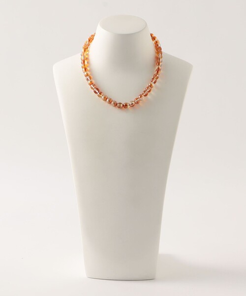 Steven Alan(スティーブンアラン)の「<Steven Alan>ガラス ネックレス(ネックレス・レディース・オフホワイト/ブラウン・FREE)」の5枚目の写真