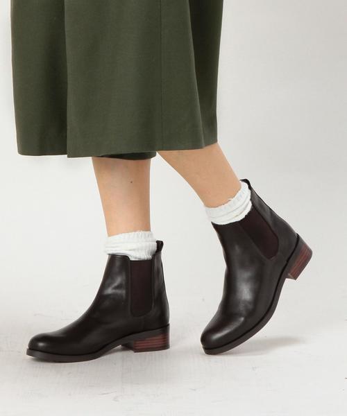 green label relaxing（グリーンレーベルリラクシング）の「KC サイドゴアブーツ◆（ブーツ・レディース・ブラック/ブラウン/ダークブラウン・L(24.5)/S(22.5)/M(23.5)）」の9枚目の写真