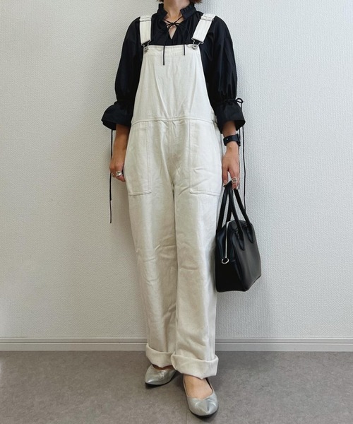 solleim(ソルレム)の「プチフリルリボンブラウス(シャツ/ブラウス・レディース・ブルー/オフホワイト/ブラック/イエロー・M)」の22枚目の写真