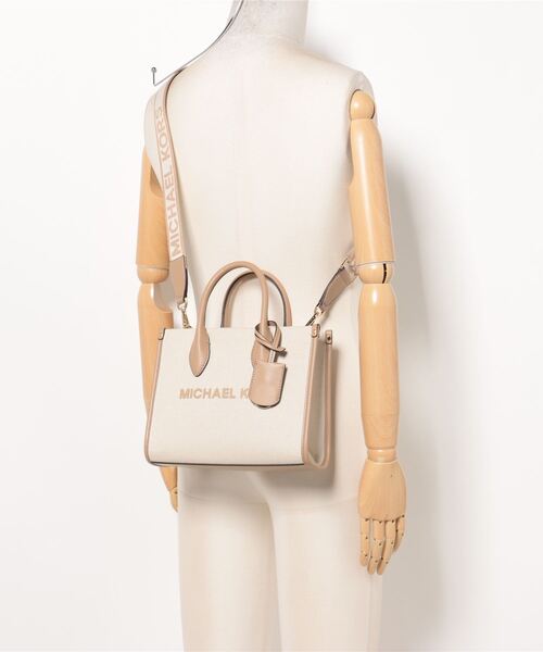 MICHAEL KORS（マイケルコース）の「MIRELLA トップジップ ショッパートート クロスボディ スモール（ショルダーバッグ・レディース・キャメル・FREE）」の3枚目の写真