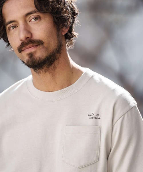 mt8900- 10oz heavy weight pocket-T Tシャツ（Tシャツ/カットソー）｜1minute 1second（ワンミニットワンセカンド）