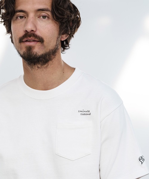 mt8900- 10oz heavy weight pocket-T Tシャツ（Tシャツ/カットソー）｜1minute 1second（ワンミニットワンセカンド）
