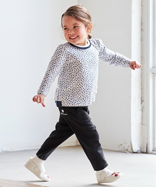 petit main（プティマイン）の「【スマイルシリーズ】テーパードパンツ（チノパンツ・キッズ・オレンジ/オフホワイト/ブルー/ブラック/ライトピンク/ラベンダー・130cm/80ｃｍ/90cm/100cm/120cm/110cm）」の12枚目の写真