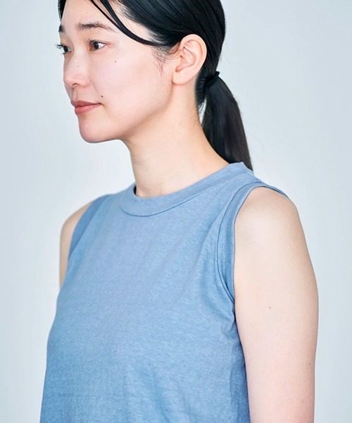 tシャツ ノースリーブ gauze レディース ノースリーブ gauze（Tシャツ/カットソー）｜HAU（ハウ）の