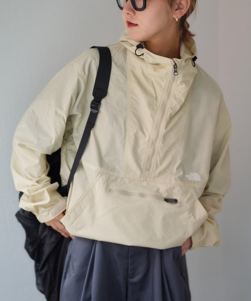 THE NORTH FACE（ザノースフェイス）の「【WEB限定】【THE NORTH FACE】COMPACT ANORAK JACKET（ナイロンジャケット・メンズ・バーガンディー/ホワイト系その他/ブラック・MEDIUM/X-LARGE/LARGE）」の4枚目の写真