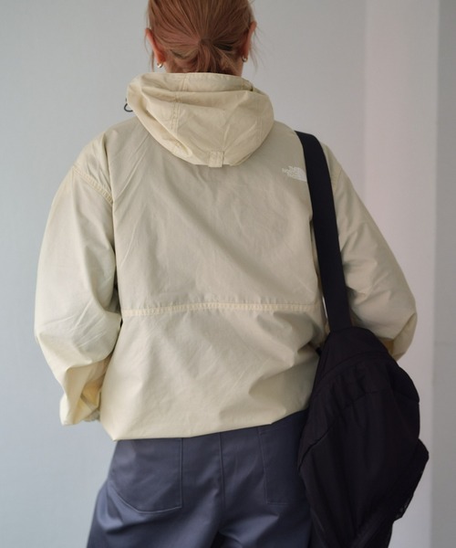 THE NORTH FACE（ザノースフェイス）の「【WEB限定】【THE NORTH FACE】COMPACT ANORAK JACKET（ナイロンジャケット・メンズ・バーガンディー/ホワイト系その他/ブラック・MEDIUM/X-LARGE/LARGE）」の9枚目の写真