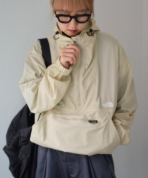 THE NORTH FACE（ザノースフェイス）の「【WEB限定】【THE NORTH FACE】COMPACT ANORAK JACKET（ナイロンジャケット・メンズ・バーガンディー/ホワイト系その他/ブラック・MEDIUM/X-LARGE/LARGE）」の5枚目の写真