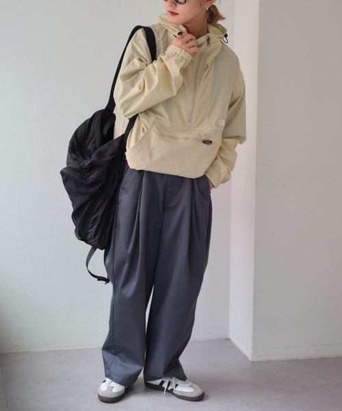 THE NORTH FACE（ザノースフェイス）の「【WEB限定】【THE NORTH FACE】COMPACT ANORAK JACKET（ナイロンジャケット・メンズ・バーガンディー/ホワイト系その他/ブラック・MEDIUM/X-LARGE/LARGE）」の10枚目の写真