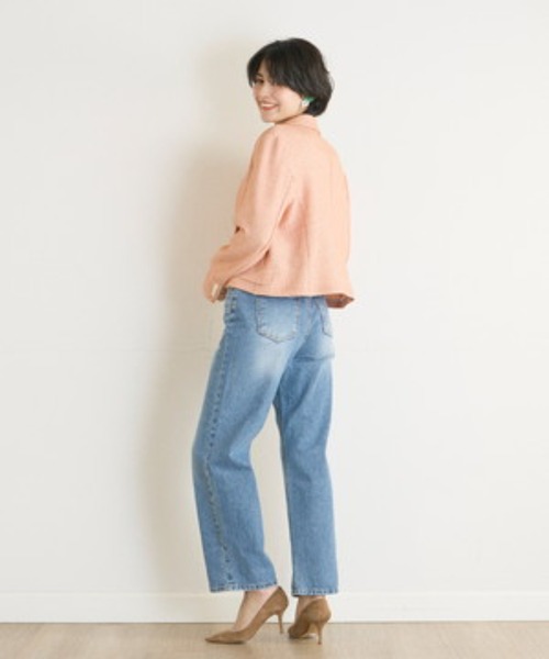 INED CLARO(イネドクラロ)の「カーブデニムパンツ(デニムパンツ・レディース・インディゴブルー・9号/11号)」の16枚目の写真