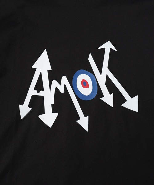 amok(アモク)の「AMOK LOGO T-SHIRT(Tシャツ/カットソー・メンズ・ホワイト/ブラック・S/M/L)」の3枚目の写真